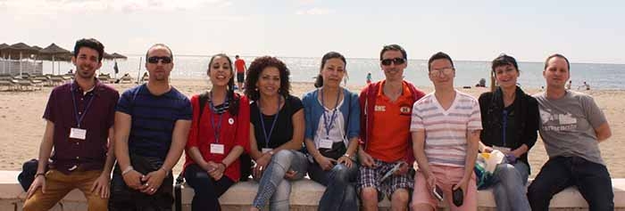 Grupo de pacientes durante la convención del 2016 en Fuengirola.