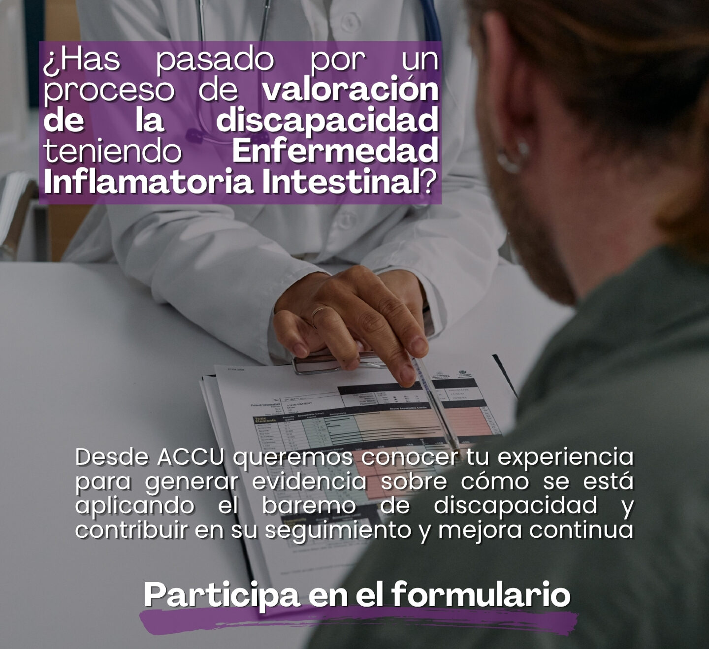 Aplicación del Baremo de Discapacidad en EII